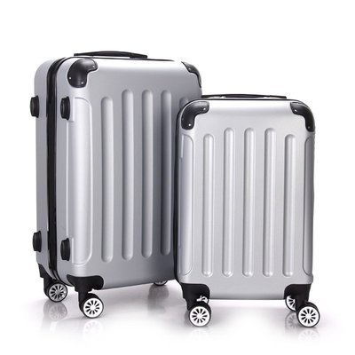 筆電包成人拉桿箱時尚ABS+PC拉鏈款旅行箱男女商務行李箱20/24寸登機箱