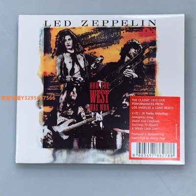 麥麥 現貨 齊柏林飛艇Led Zeppelin How the West Was Won 經典專輯3CD