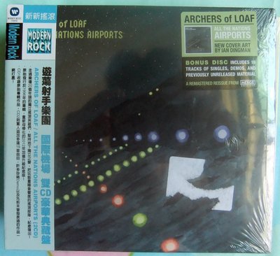 ◎2012全新雙CD豪華典藏盤未拆!遊蕩射手樂團-ARCHERS OF LOAF-國際機場專輯-排行榜曲等34首好歌