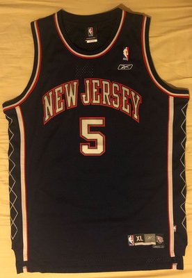 JEFF~ NEW JERSEY NETS 籃網隊 KIDD Reebok XL號 NBA SWINGMAN 球衣 背心
