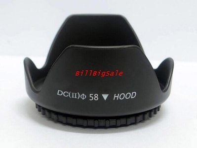 58mm-鏡頭蓋←規格遮光罩 UV鏡 鏡頭蓋 40-150mm 適用奧林巴斯EM10 EPL8 E-PL7 微單眼相機
