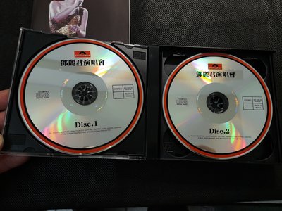 CD/BA/鄧麗君/復刻版有側標1982香港伊莉莎白體育館演唱會實況2CD/愛像