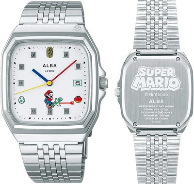 日本正版 SEIKO 精工 ALBA ACCK425 超級瑪利歐 男錶 手錶 日本代購