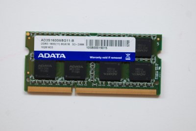 ADATA 威剛 8G DDR3 1600 8GB 終 身 保 固 記 憶 體 筆 電 A