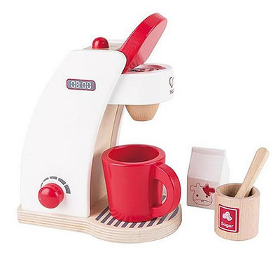 Hape愛傑卡咖啡製作機紅白限量版(6943478015746) 839元(售完為止)