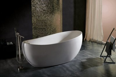 【亞御麗緻衛浴】獨立式壓克力浴缸 160x80x67cm