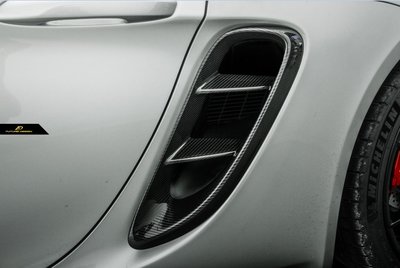 【政銓企業有限公司】Porsche 保時捷 718 BOXSTER  CAYMAN 高品質熱壓 卡夢 側蓋 側進氣蓋