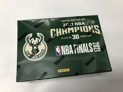 【雙子星】2021 Milwaukee Bucks NBA 總冠軍紀念套卡 密爾瓦基公鹿隊 一盒