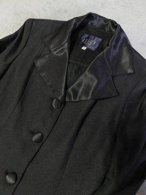 Bosch緞帶領修身西裝外套（全新）