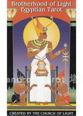 優品匯 卡牌遊戲Brotherhood of Light Egyptian Tarot兄弟會之光埃及塔羅牌（訂YP1359