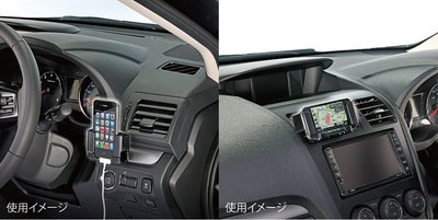 【MINA 米娜日本汽車精品】CARMATE 橫縱對應 智慧型手機架 (黑) UP420