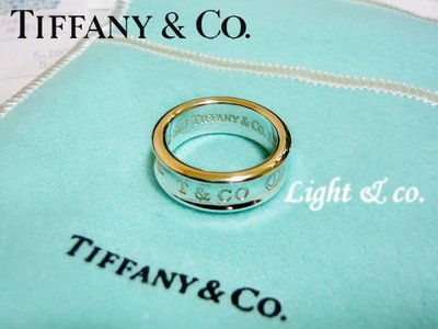 【Light &amp; co.】專櫃真品已送洗 TIFFANY &amp; CO Tiffany &amp; Co 925純銀 1837戒指 基本款 經典款