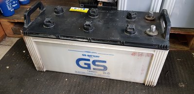 (二手中古電池) GS 145G51 (N150) 貨車電池.卡車電池.發電機電池 數值漂亮，品項優