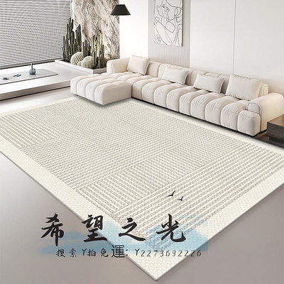 地毯法式奶油風客廳地毯臥室沙發新款免洗可擦家用高級端天津地墊