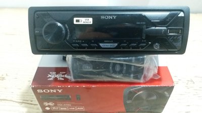 SONY 汽車音響 USB輸入 MP3 55W輸出×4 含遙控器 外紙箱 外觀極佳 可拆卸防盜面板