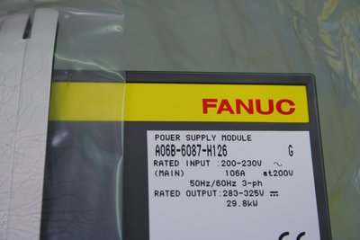 FANUC 電源模組 A06B-6087-H126 全新 PSM26 H126 電源驅動器 電源供應器