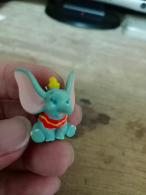 迪士尼-小飛象 dumbo jp絕版 迪士尼小鐵罐公仔-小飛象Dumbo