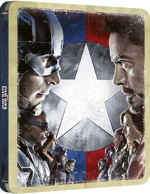 洪興 藍光BD 美國隊長3：英雄內戰 4K UHDBD 限量鐵盒版 Captain America