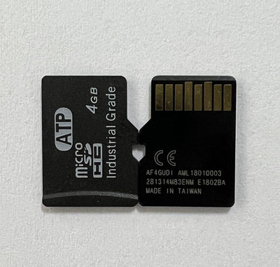 原裝ATP TF 4G工業級TF卡寬溫SLC工業設備MicroSD卡存儲卡AF4GUDI~夏苧百貨