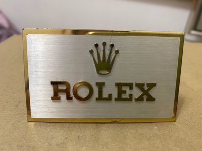 ROLEX60~ 70年代 原廠AD店展示用展示立牌(1601,1680,1803,5512),管制品,取得不易!