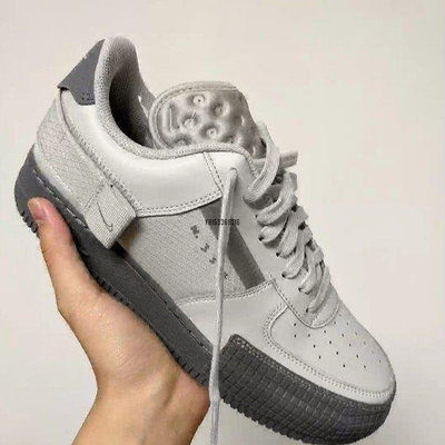 Nike Air Force 1 Type 灰色 男女款 休閒 CT2584-001潮鞋