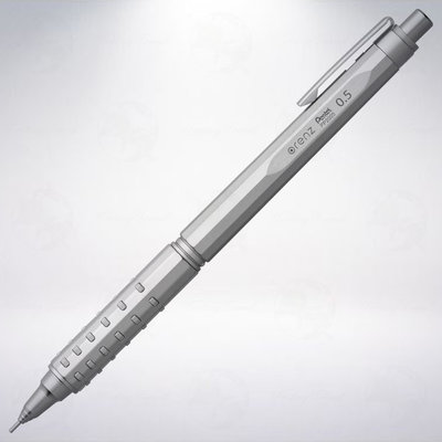 日本 Pentel Orenz AT 0.5mm 雙握型自動出芯自動鉛筆: 銀色