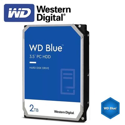 現貨】全新 WD 威騰 WD20EZBX 藍標 2TB 桌上型 3.5吋 硬碟 7200轉 SATA HDD【三年保