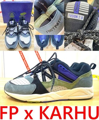 BLACK肯伊威斯特著!全新KARHU x FOOTPATROL芬蘭FP防毒面具聯名3M反光復古慢跑鞋
