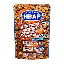 【享吃零食】韓國 HBAF 焦糖鹽味花生蝴蝶餅