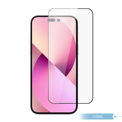 【YOMIX 優迷】iPhone 14 Pro Max 9H全滿版高清鋼化保護貼