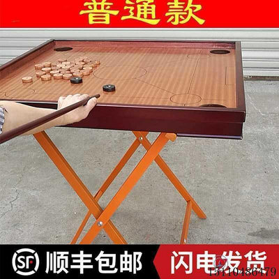 康樂球桌特色油漆球檯克朗定尺寸標準家用撞球桌紅木款競技