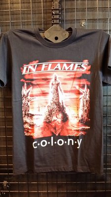 【搖滾帝國】In Flames 樂團 團T T shirt 搖滾 金屬 骷髏 死神 短袖