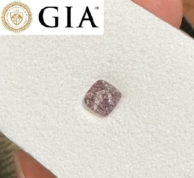 【台北周先生】天然FANCY粉色鑽石 1.05克拉 粉鑽 均勻EVEN分布 濃郁鮮豔 乾淨I2 座墊切割 送GIA證書