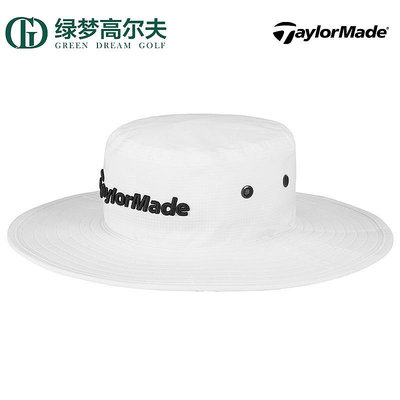 TaylorMade泰勒梅高爾夫球帽golf男士有頂漁夫帽雨帽運動遮陽帽子