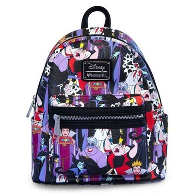 【丹】A_Loungefly x Disney Villains Mini Backpack 迪士尼 反派 迷你 後背包