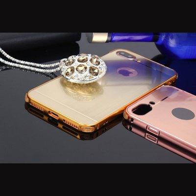 丁丁 拉絲紋手機殼 蘋果 iPhone 7 Plus 電鍍金屬邊框 4.7/5.5吋 亞克力拉絲紋殼 I 6s Plus