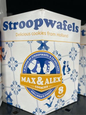 一次買2盒 單盒222Max &amp; Alex 荷蘭史翠普 荷蘭焦糖煎餅 250g/包 最新到期日2024/9/7
