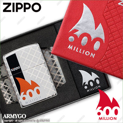 【ARMYGO】ZIPPO原廠打火機- 慶祝生產第6億顆珍藏限量版 No.49272