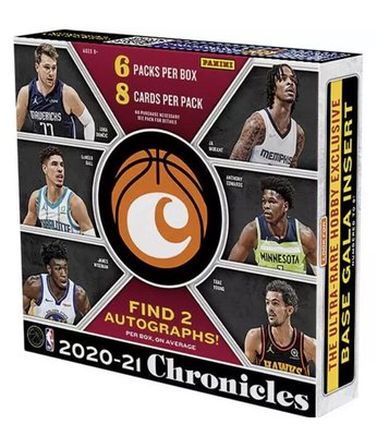 現貨 NBA 2020-21 Panini Chronicles 籃球卡 編年史系列 盒卡