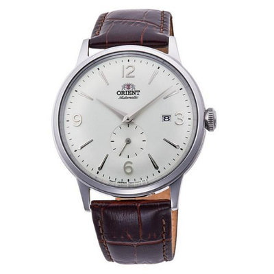 「官方授權」ORIENT東方錶 機械錶 銀框白面 皮帶款 RA-AP0002S