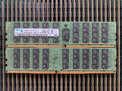 三星32G 2Rx4 DDR4 2133 ECC REG 4Rx4 PC4-2133 RDIMM伺服器記憶體