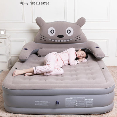 充氣床龍貓充氣床墊加高家用雙人加厚便攜式戶外單人自動沖氣墊床卡通床氣墊床