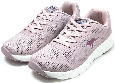 KangaROOS RUN SWIFT 時尚幻彩機能口袋跑鞋 女段 藕紫KW91093 原廠新款