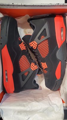 Nike Jordan 4 OG High 喬丹 AJ4 4代 喬4 紅火 復刻 2021 黑紅色 各尺寸 US11
