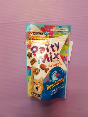 🍁妤珈寵物店🍁Friskies喜躍 Party Mix《海洋鮮味香酥餅 》貓餅乾/貓零食/獎勵零食 60克/包