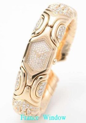 法國櫥窗bvlgari 寶格麗 石英女手錶bj02dyd鑽石等級d-if