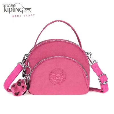 Kipling 猴子包 K13869 粉色 休閒 多用拉鍊款輕量斜背包 肩背 手提 旅遊 小款 限時優惠
