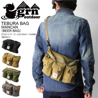 TSU 日本代購 grn outdoor  TEBURA BAG WANCAN 側背包 可接背心 防水