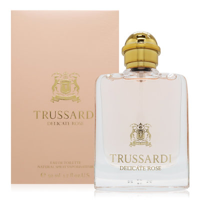 Trussardi Delicate Rose 晶漾玫瑰女性淡香水 EDT 50ml  平行輸入規格不同價格不同,下標請咨詢