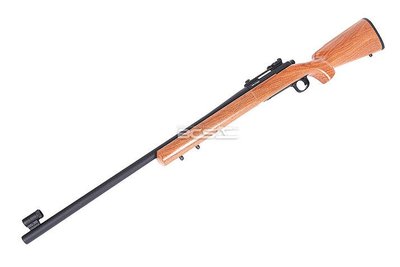 【武莊】KJ M700 全金屬瓦斯狙擊槍 長槍(一體成型槍身) 仿木紋款-KJGLM700W